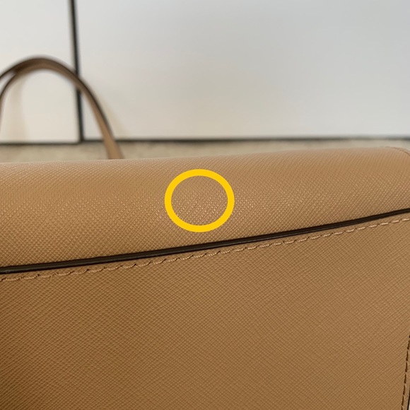 Michael Kors Walsh Medium Multifunction (MF) Saffiano Leather Tote - Camel - Picture 9 of 11